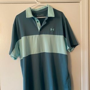Under armour mens golf shirt, like new